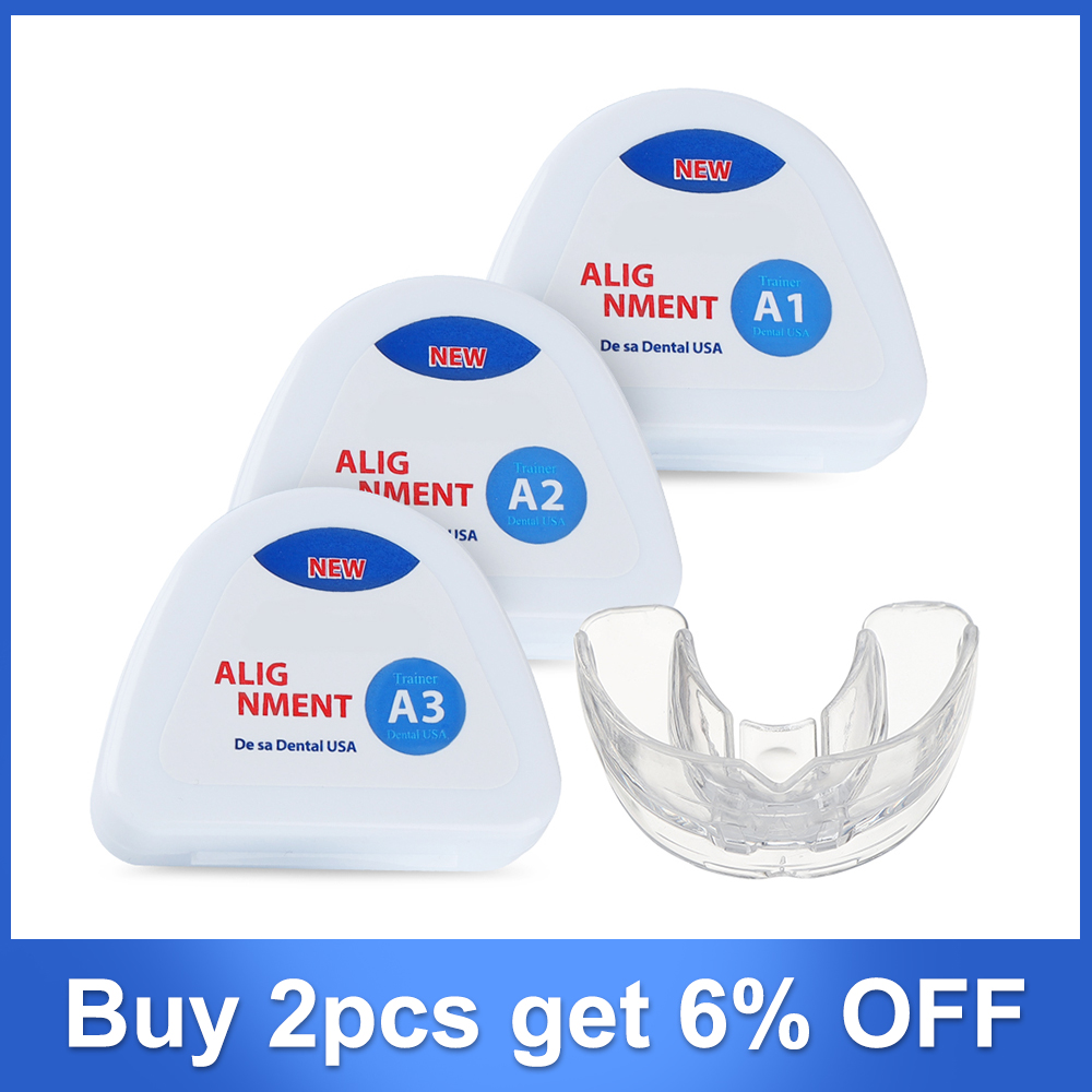 Teeth Whitening With Braces - Dental Orthodontic Braces Set 3 Stages
