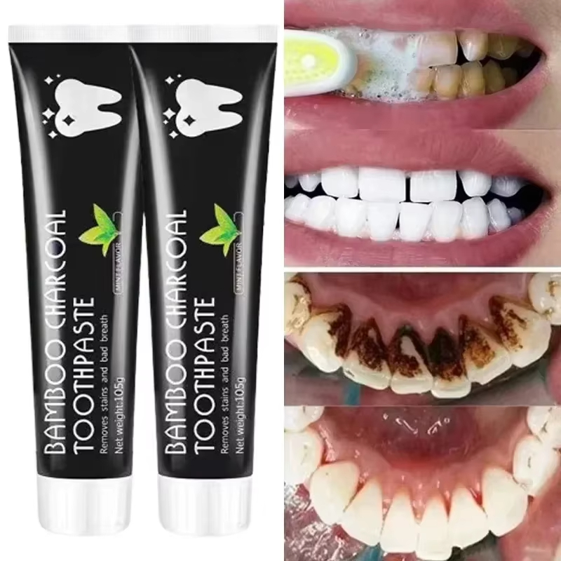 Teeth Whitening Co - Whitening Toothpaste Bamboo Charcoal Toothpaste Adsorbs