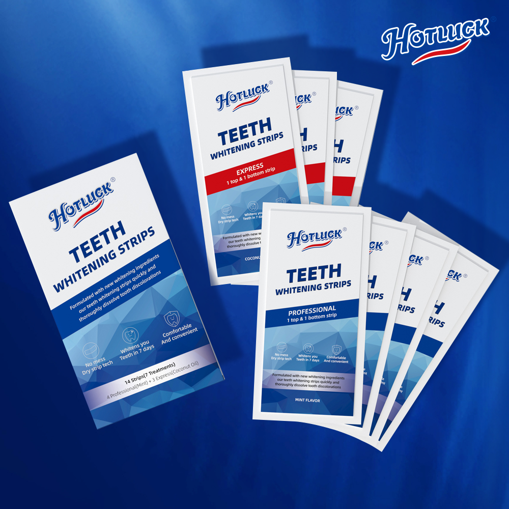 Teeth Whitening With Peroxide - Hotluck Teeth Whitening Strips 7 Treatments