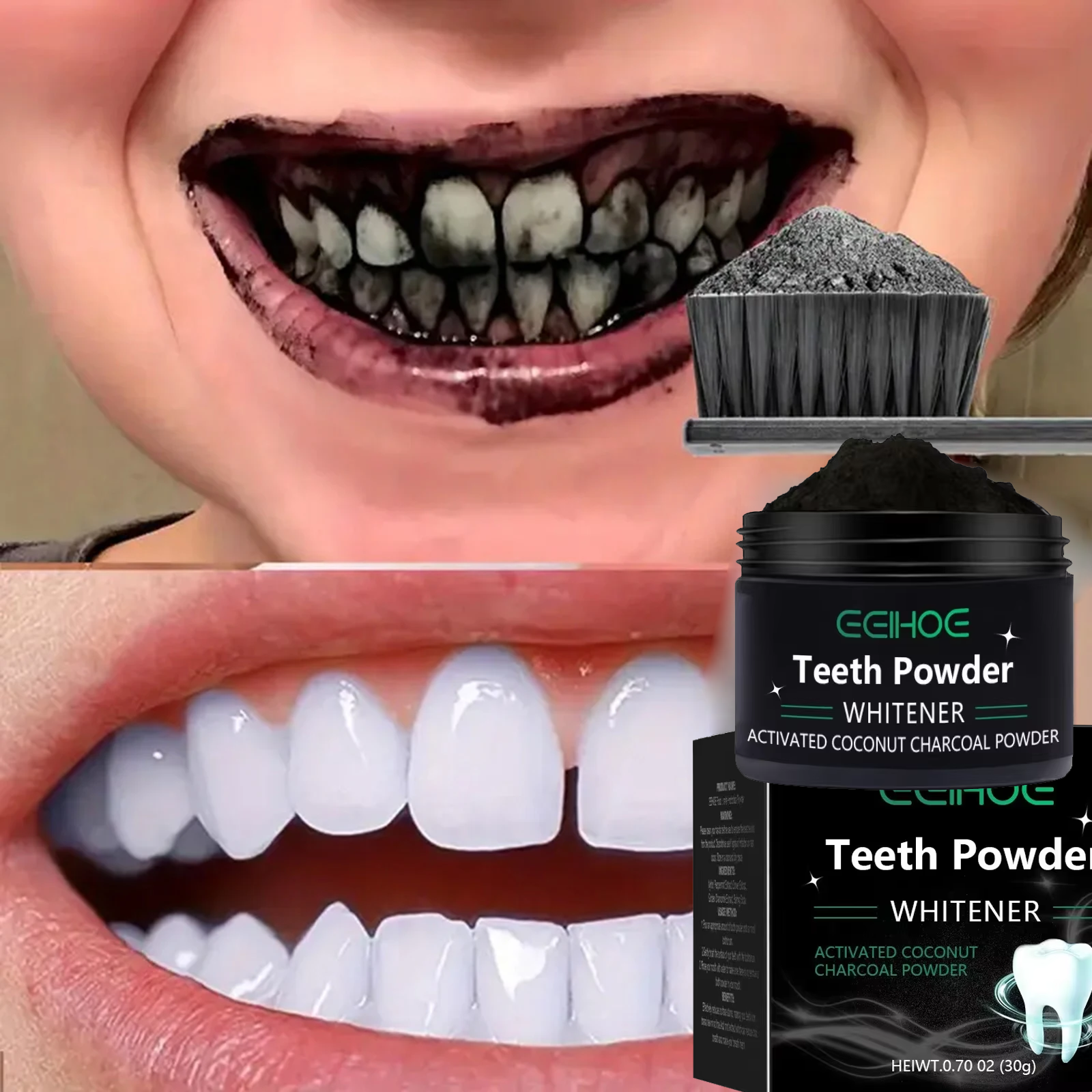 Teeth Whitening Co - Teeth Brightening Whitening Powder Deep Cleaning