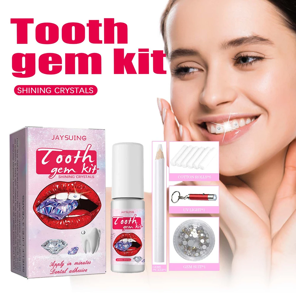 Teeth Whitening Clinic - DIY Tooth Gems Kit with Crystals