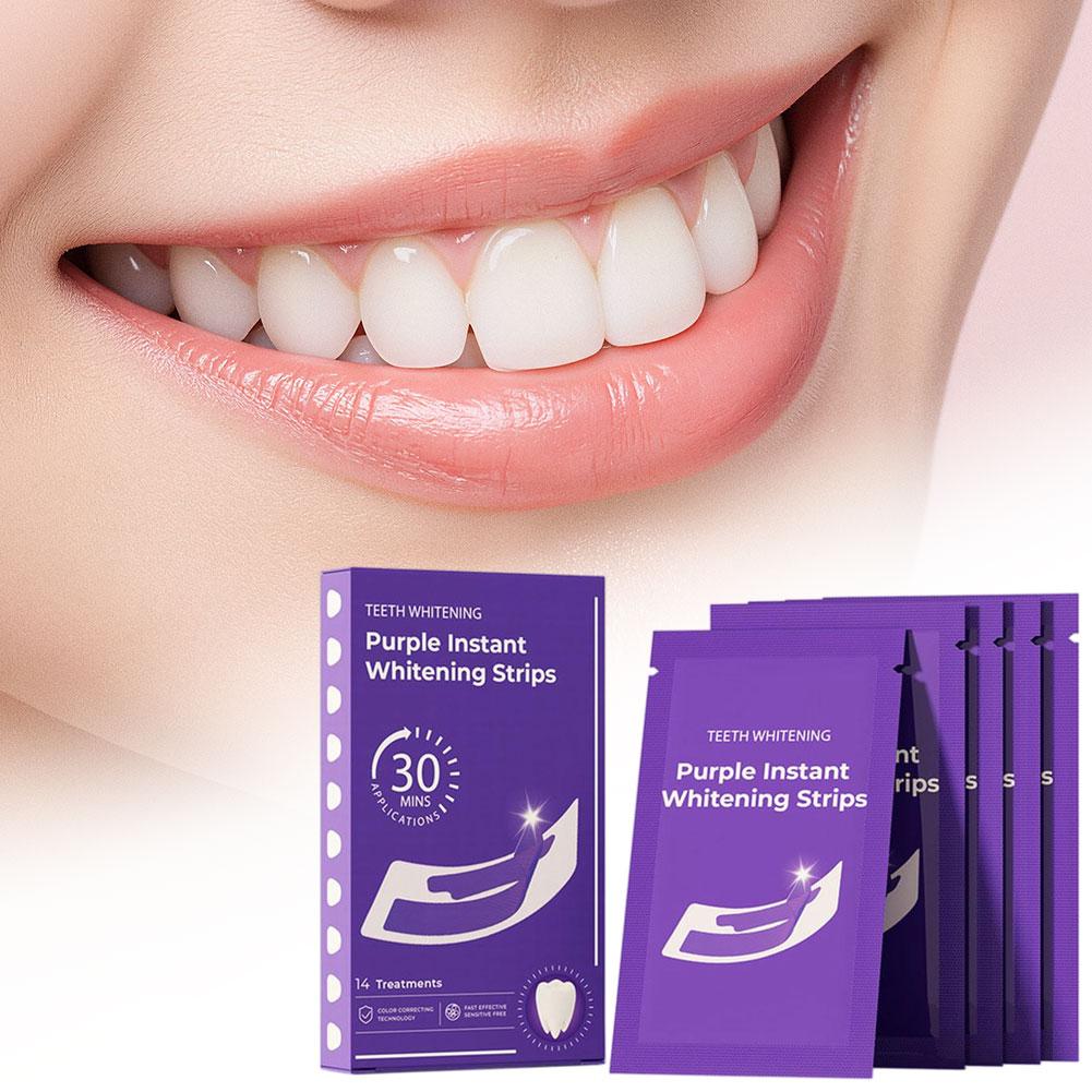 14 Pairs Purple Instant Whiten - Teeth Whitening Effects recensie en prijs
