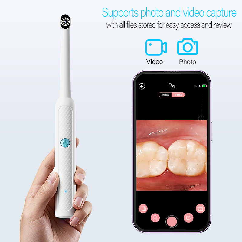 WIFI Oral Endoscope Handheld W - Teeth Whitening Video recensie en prijs