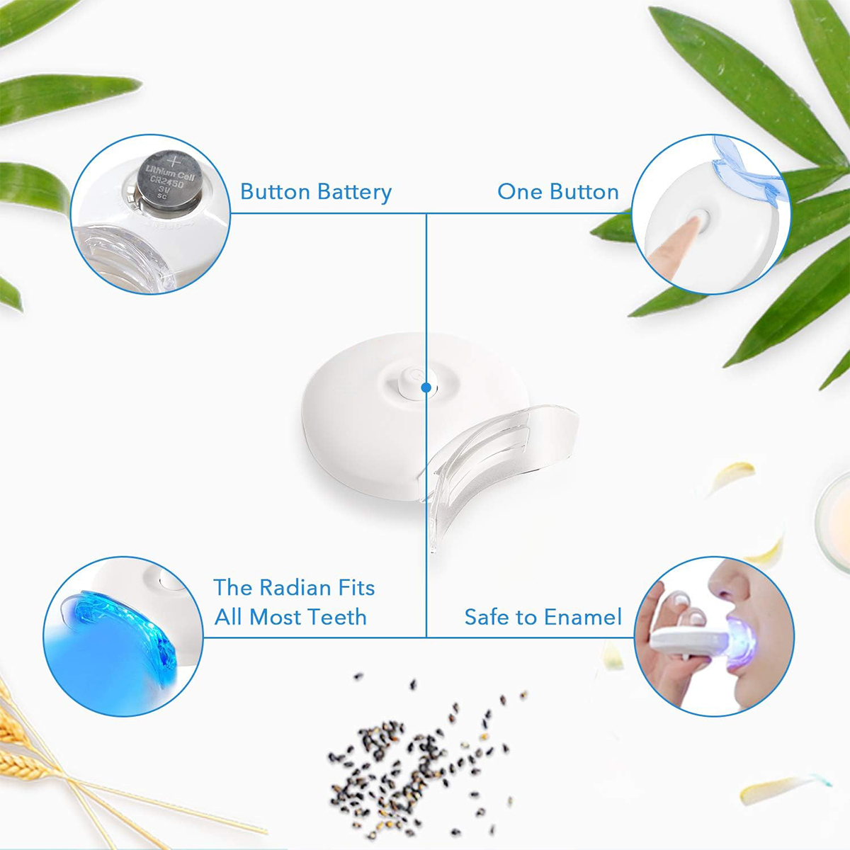 Teeth Whitening Kit - 5X LED L - Teeth Whitening Clinic recensie en prijs