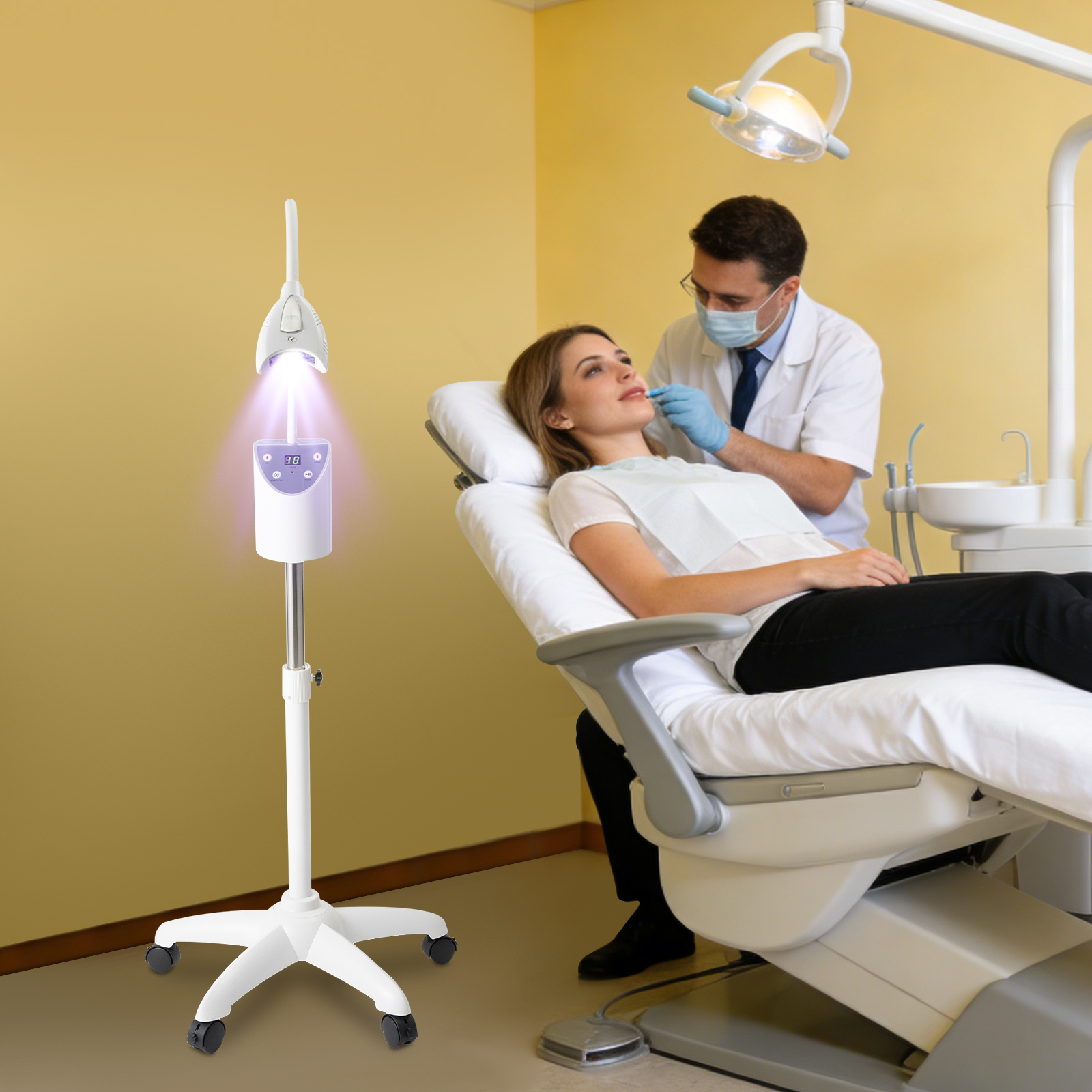 LED Teeth Whitening Lamp 2000m - Teeth Whitening Clinic recensie en prijs