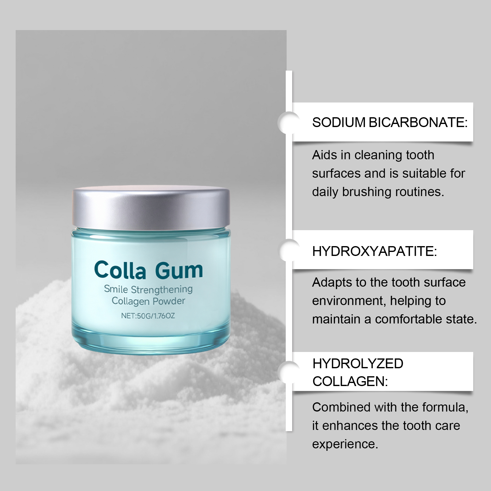 50g Collagen Tooth Powder Remi - Teeth Whitening Co recensie en prijs