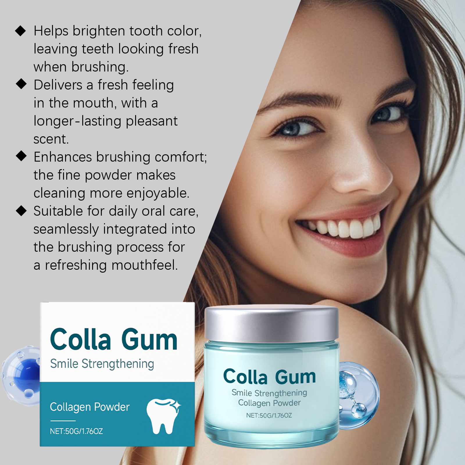 50g Collagen Tooth Powder Remi - Teeth Whitening Co recensie en prijs