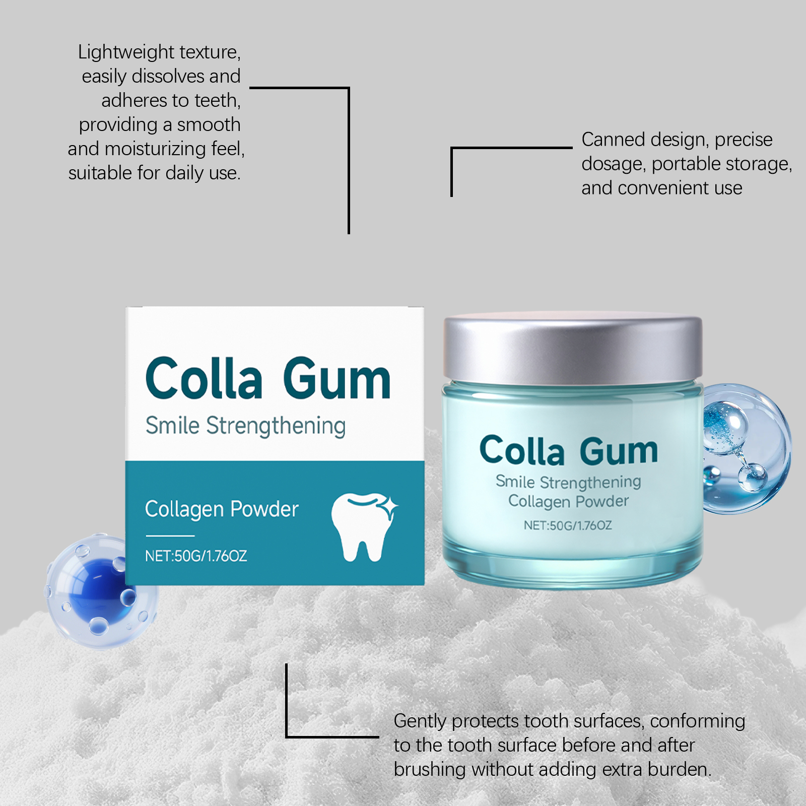 50g Collagen Tooth Powder Remi - Teeth Whitening Co recensie en prijs