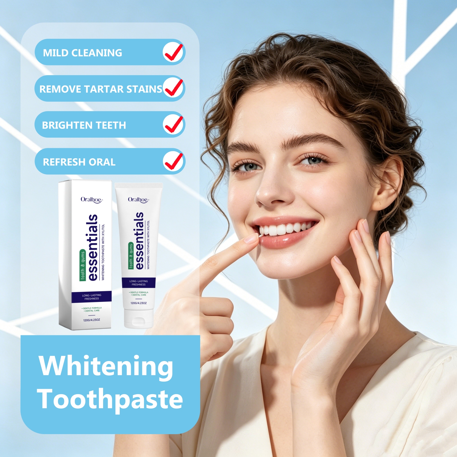 Brightening Whitening Toothpas - Teeth Whitening Xylitol Gum recensie en prijs