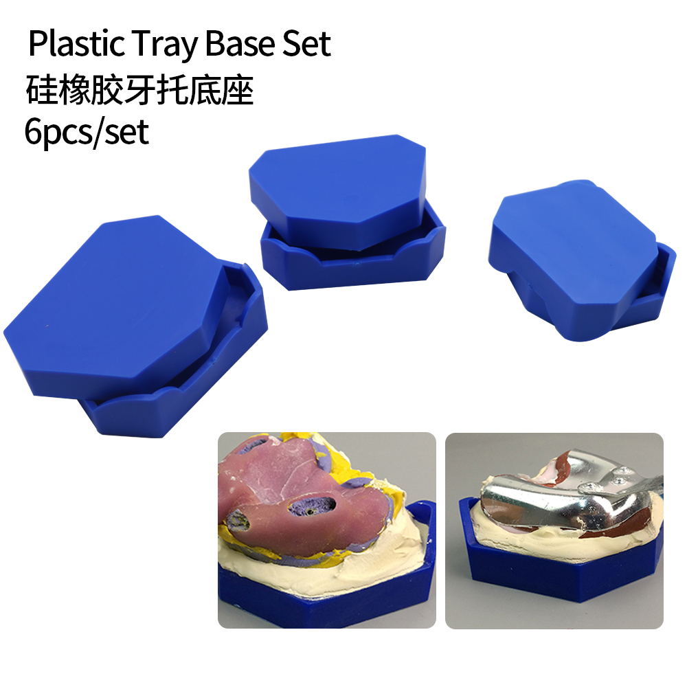 6pcs/set Dental Model Base Sil - Teeth Whitening Tray recensie en prijs