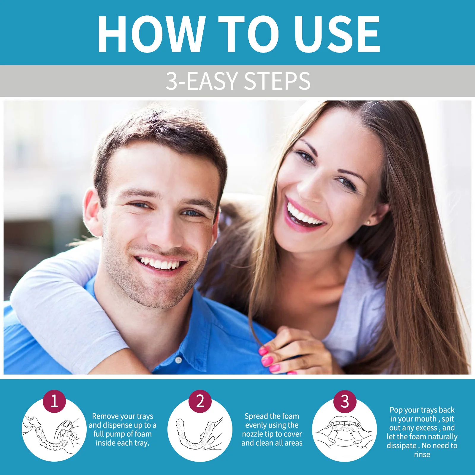 Aligner Denture Cleaner Foam D - Teeth Whitening With Braces recensie en prijs
