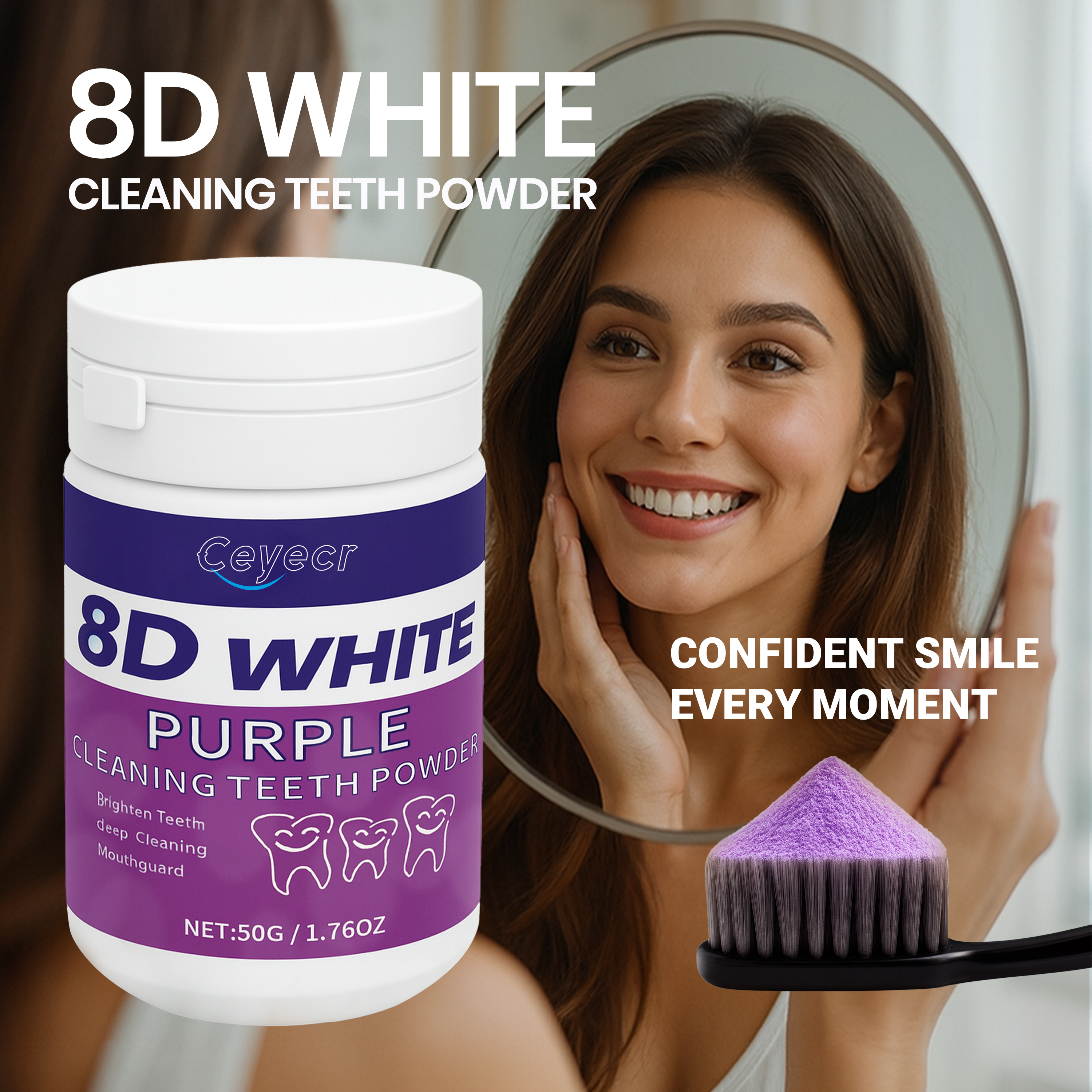 8D white Teeth Whitening Powde - Teeth Whitening Clinic recensie en prijs