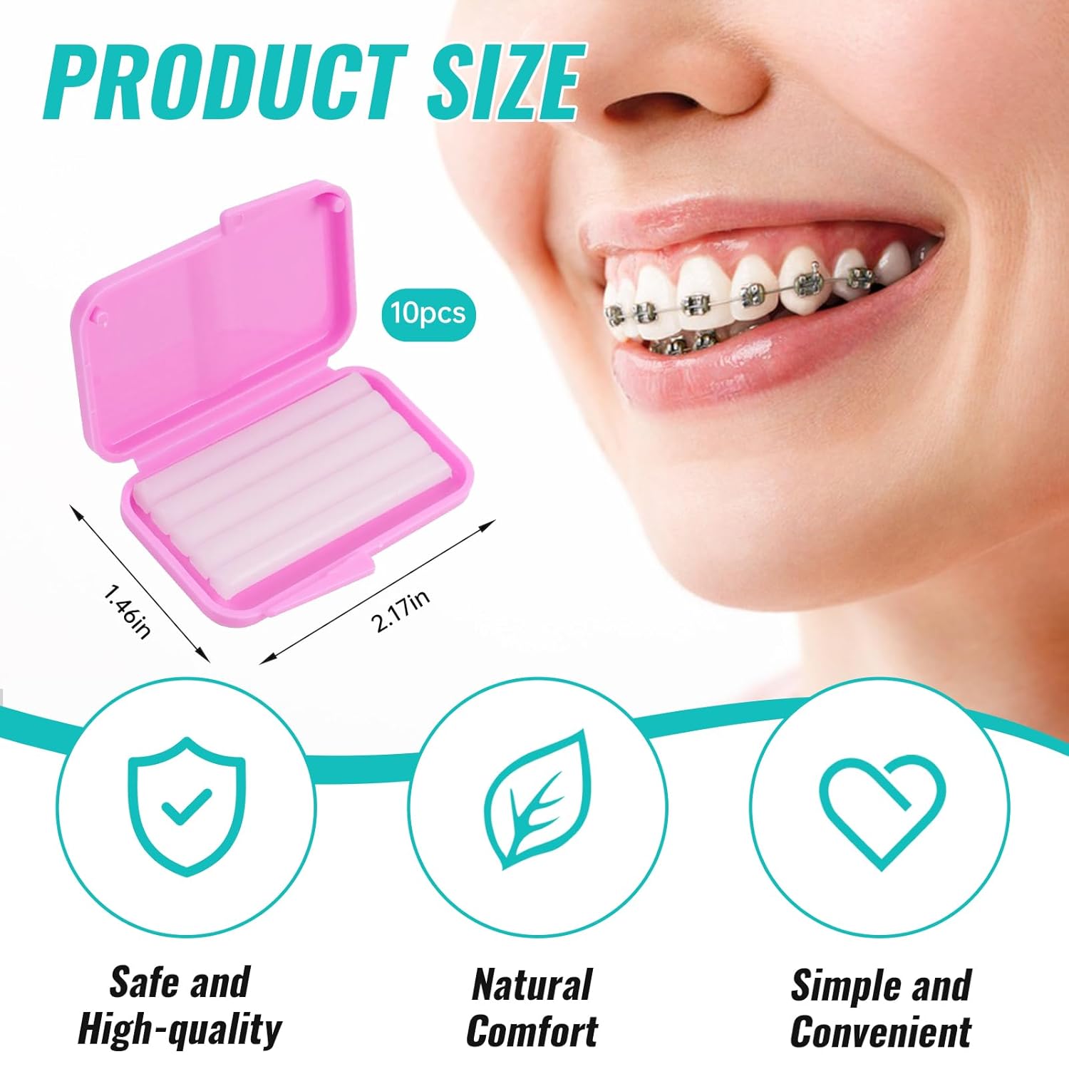 10box Dental Orthodontic Relie - Teeth Whitening With Braces recensie en prijs