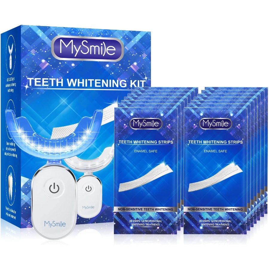 Teeth Whitening Strips Kit wit - Teeth Whitening Light Kit recensie en prijs