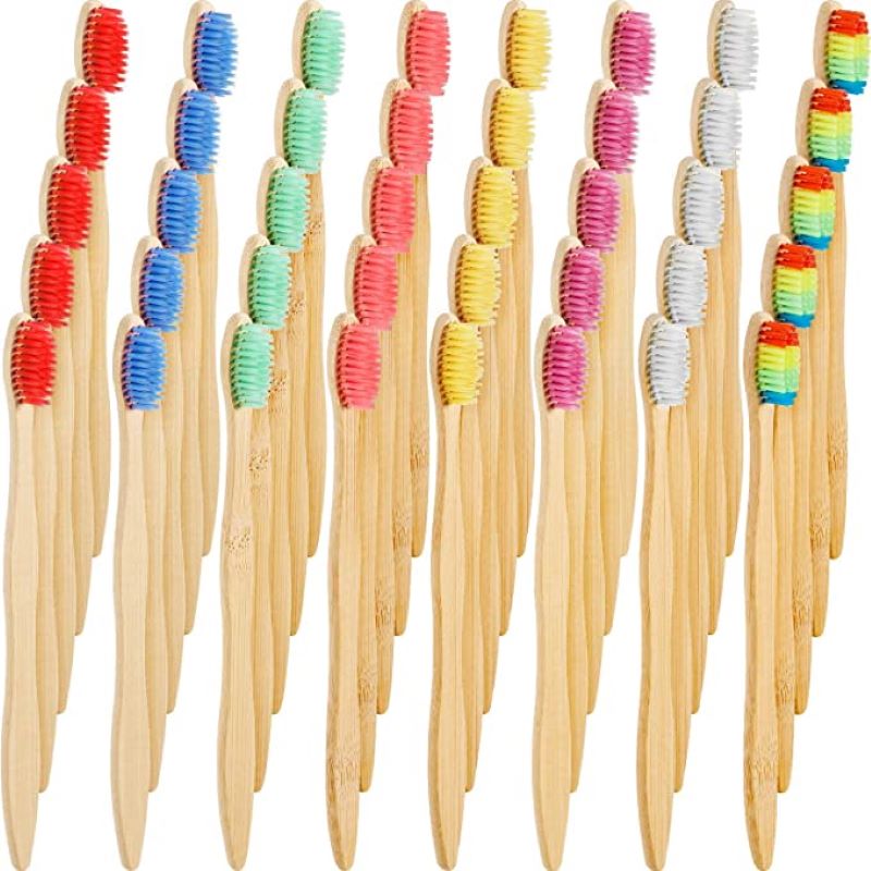50/100PCS Colorful Natural Bam - Teeth Whitening Video recensie en prijs