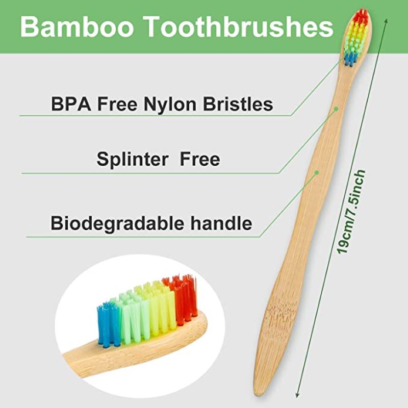 50/100PCS Colorful Natural Bam - Teeth Whitening Video recensie en prijs