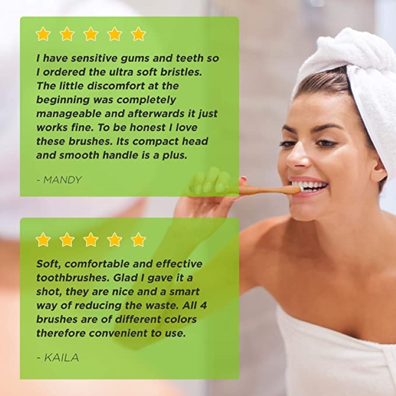 50/100PCS Colorful Natural Bam - Teeth Whitening Video recensie en prijs