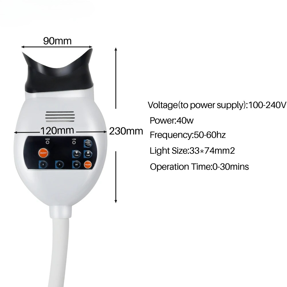 Adjustable 3 Colors LED Teeth  - Teeth Whitening Clinic recensie en prijs