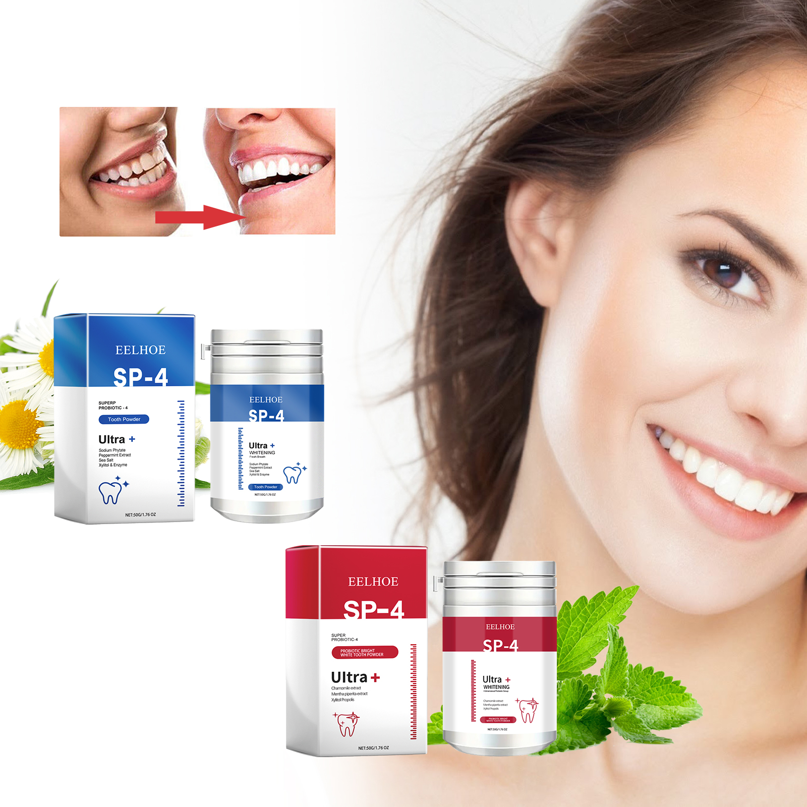 Teeth Whitening Powder Remove  - Teeth Whitening Xylitol Gum recensie en prijs