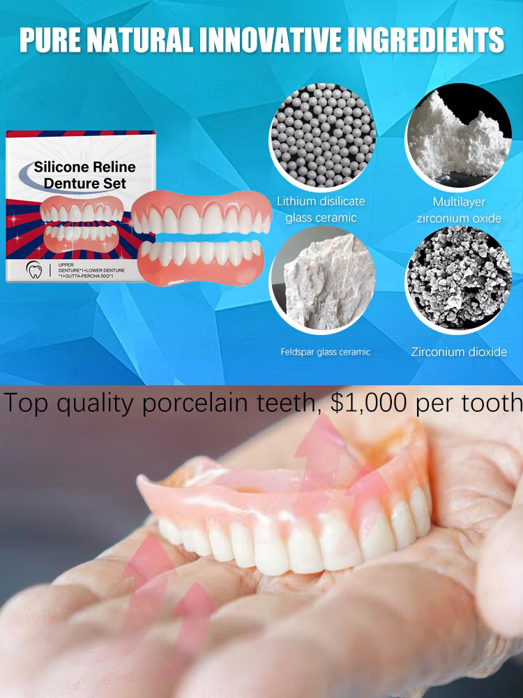 False Teeth Silicone Upper Low - Teeth Whitening With Braces recensie en prijs