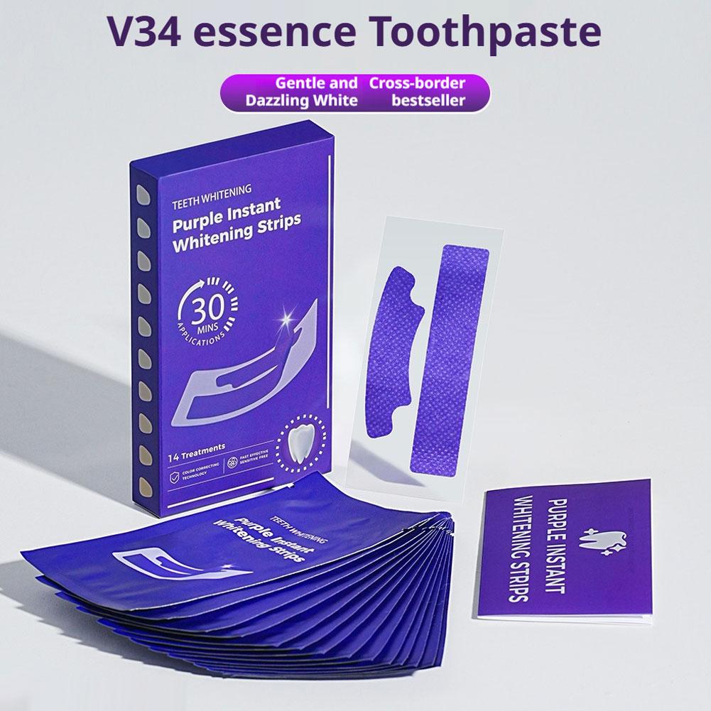 V34 Teeth Whitening Strips - E - Teeth Whitening Clinic recensie en prijs