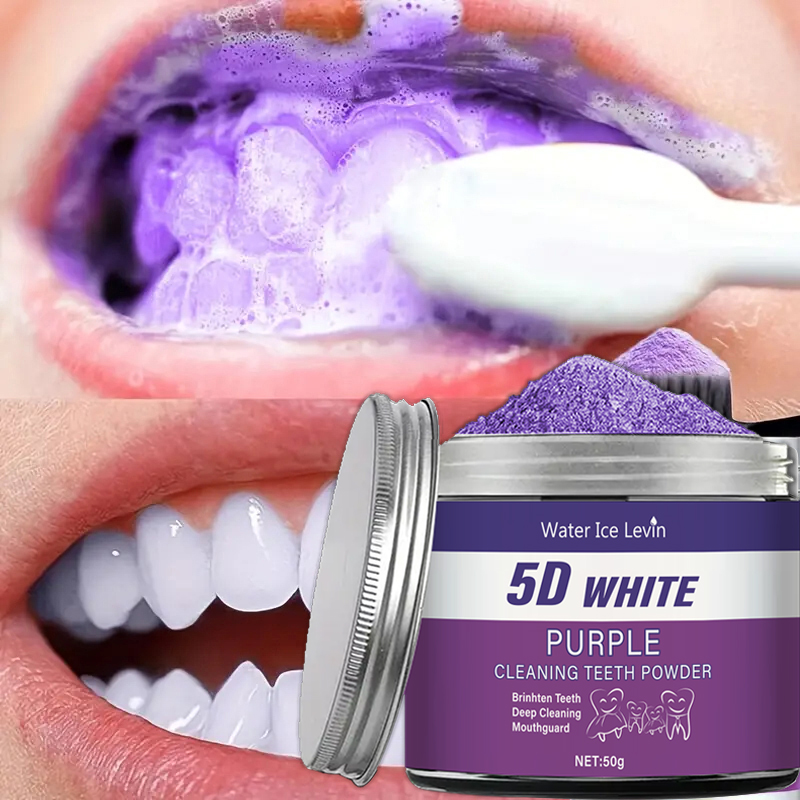 Purple Teeth Whitening Powder, - Teeth Whitening Co recensie en prijs