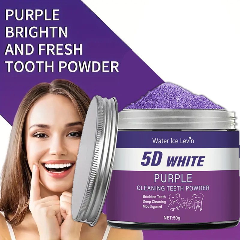 Purple Teeth Whitening Powder, - Teeth Whitening Co recensie en prijs