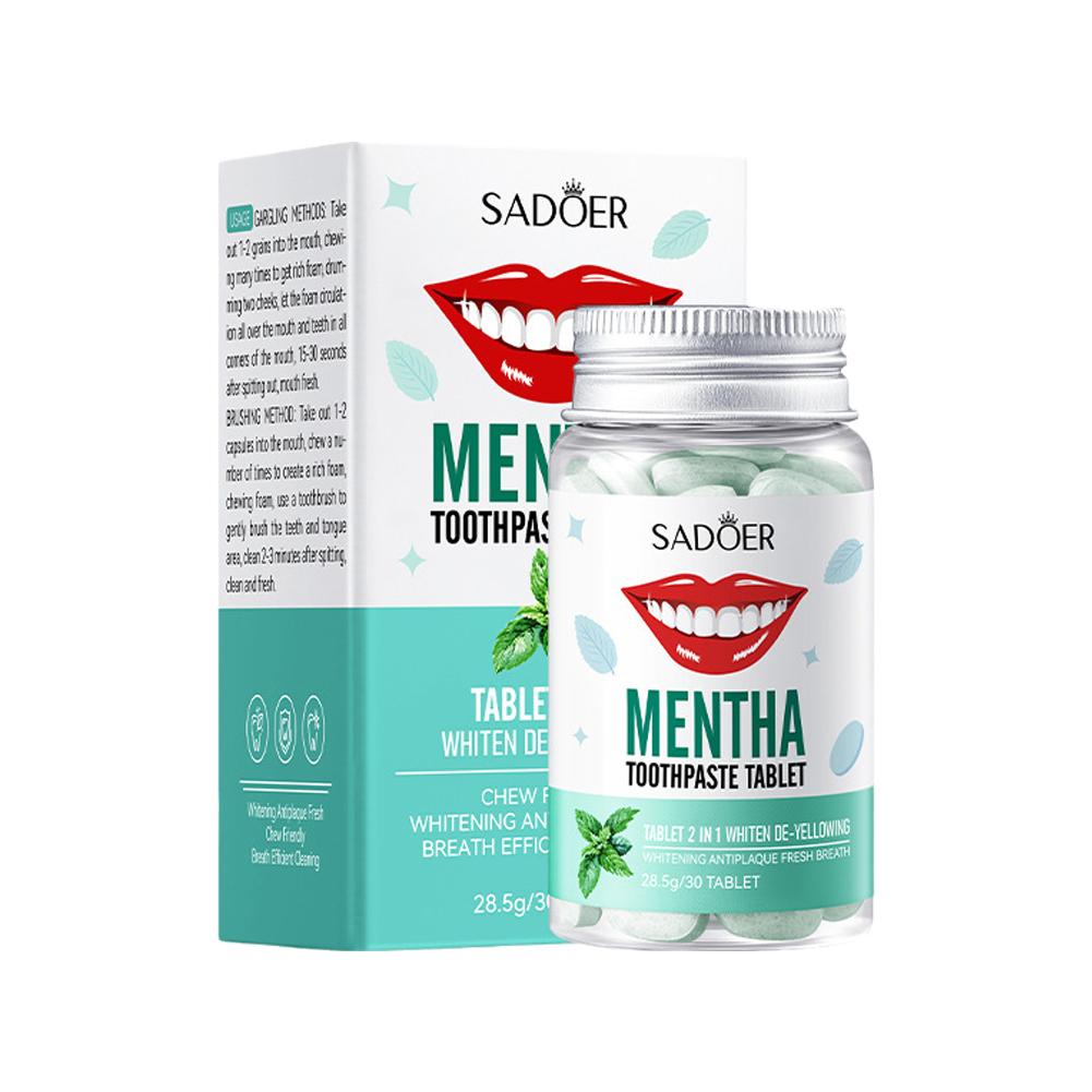 Mint Solid Toothpaste Tablets  - Teeth Whitening Co recensie en prijs